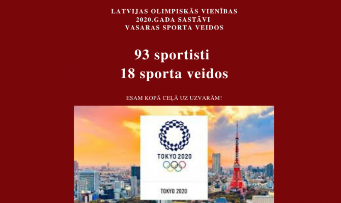LOV NOSAUC 2020.GADA SEZONAS SASTĀVUS VASARAS SPORTA VEIDOS